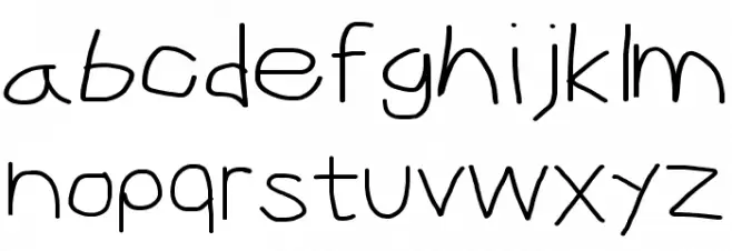 CiSf OpenHand Extended Font LOWERCASE