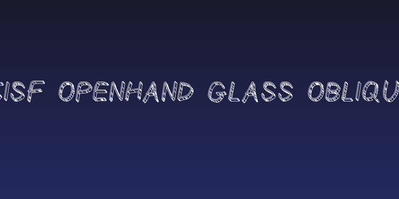 CiSf OpenHand Glass Oblique Social Header