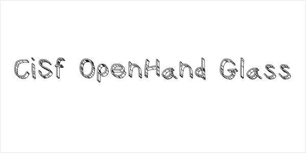 CiSf OpenHand Glass Logo