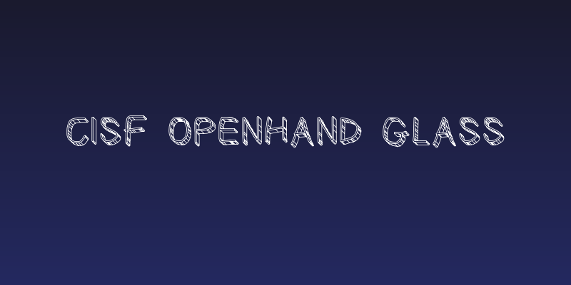 CiSf OpenHand Glass Social Header