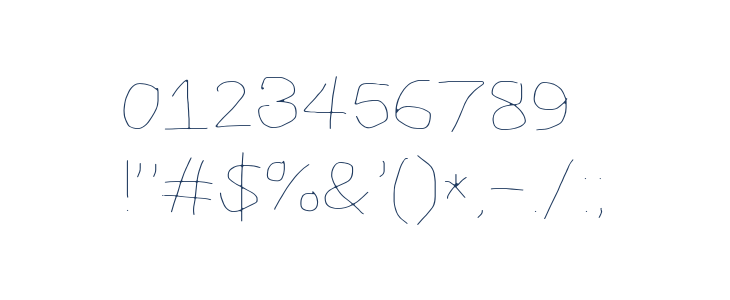 CiSf OpenHand Hairline Extended Other Characters