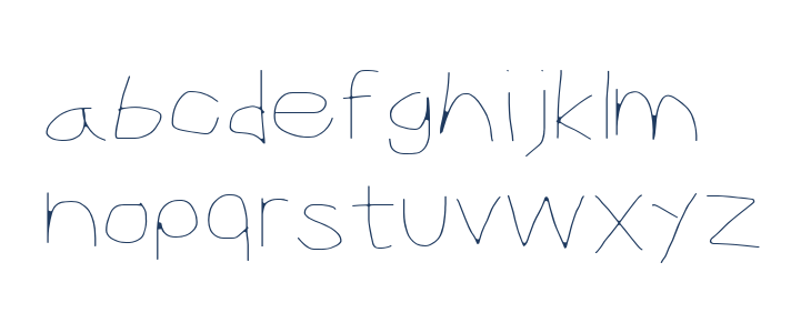 CiSf OpenHand Hairline Extended Lowercase