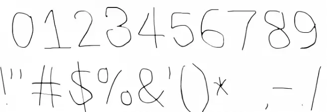 CiSf OpenHand Hairline OppositeOblique Font OTHER CHARS