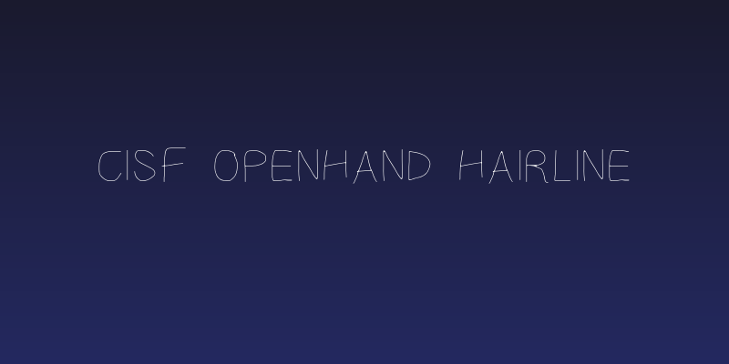 CiSf OpenHand Hairline Social Header