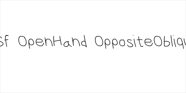 CiSf OpenHand OppositeOblique Logo