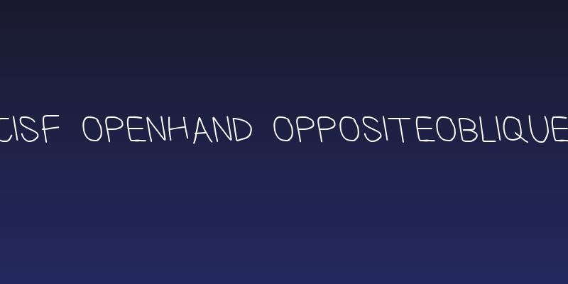 CiSf OpenHand OppositeOblique Social Header