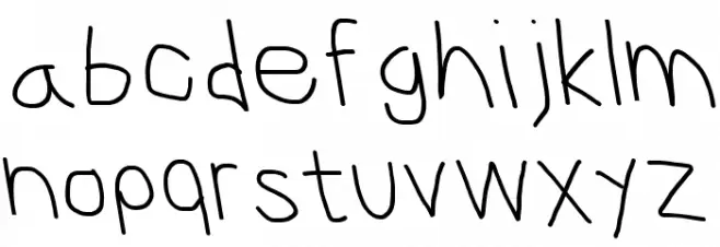 CiSf OpenHand OppositeOblique 字体 小写