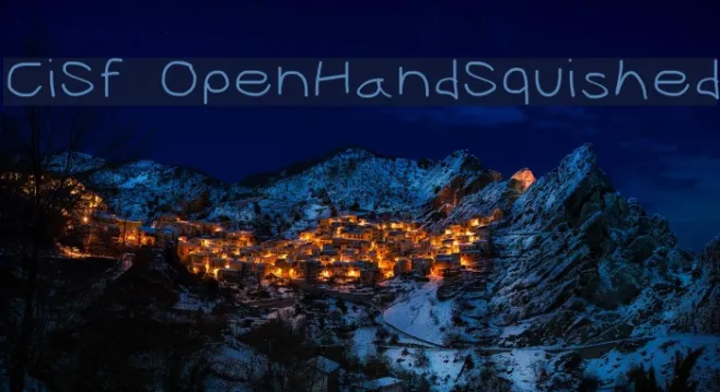 CiSf OpenHandSquished Example 2