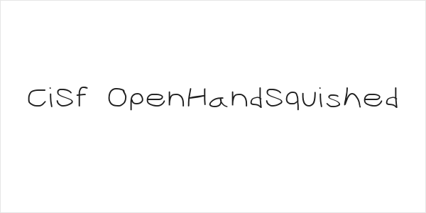 CiSf OpenHandSquished Logo