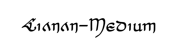 Cianan-Medium  免费字体下载
