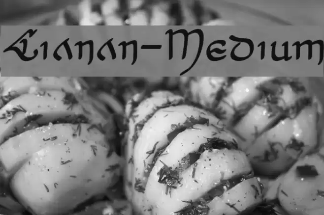 Cianan-Medium Font examples