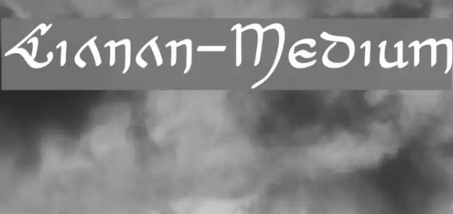 Cianan-Medium Font examples