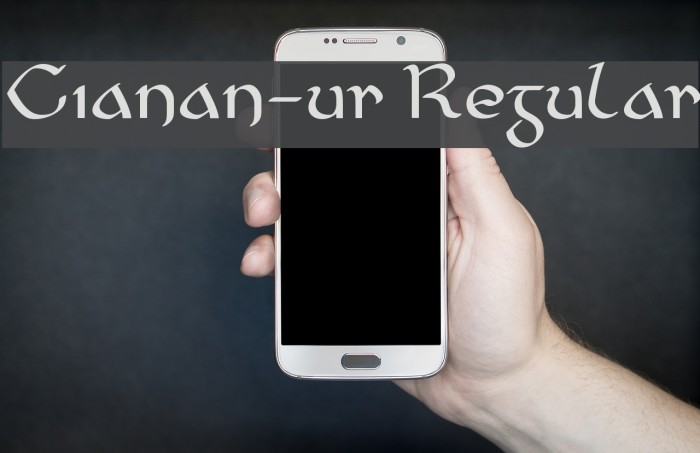 Cianan-ur Regular Font examples