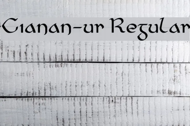 Cianan-ur Regular Example 3