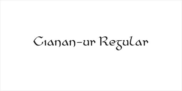 Cianan-ur Regular Logo