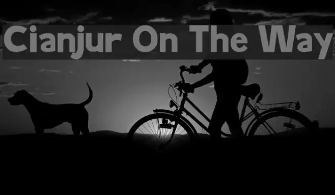 Cianjur On The Way Font examples