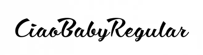 Ciao Baby Regular  Fuentes Gratis Descargar