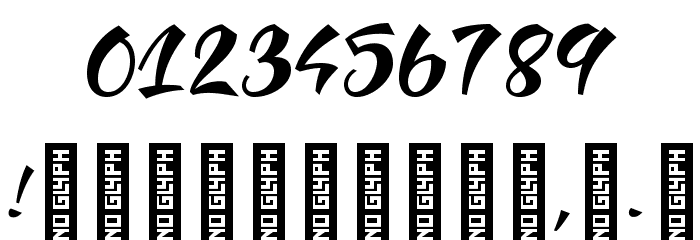 Ciao Baby Regular Font Alte caractere