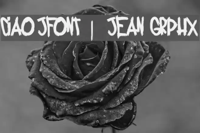 Ciao jFont | Jean Grphx Font examples