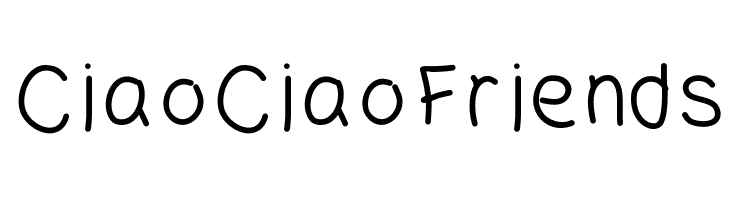 CiaoCiaoFriends Font