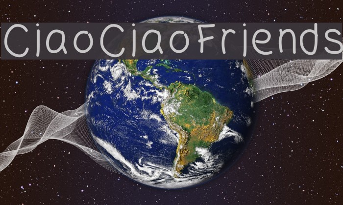 CiaoCiaoFriends Font examples