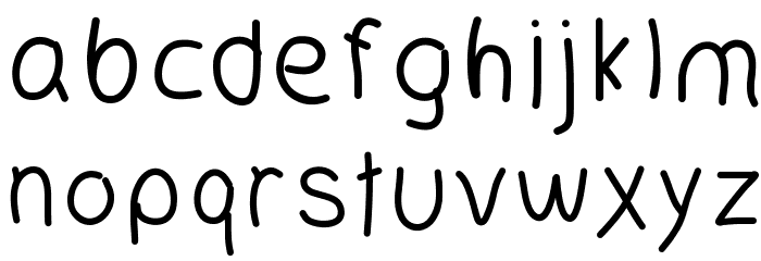 CiaoCiaoFriends Font LOWERCASE