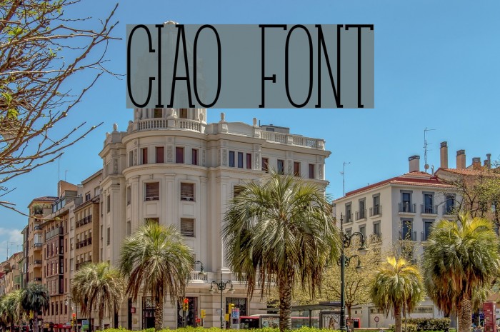 Ciao Font examples