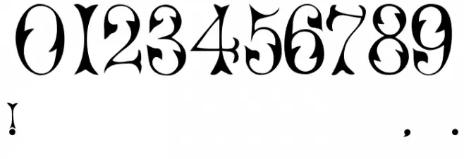 Cicero 1 Font OTHER CHARS