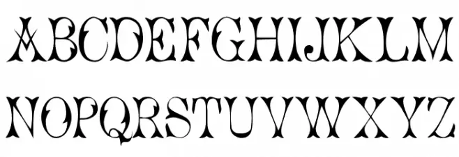 Cicero 1 Font UPPERCASE
