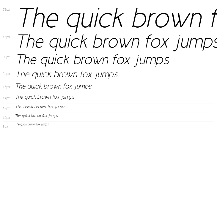 Cicle Fina Italic Waterfall