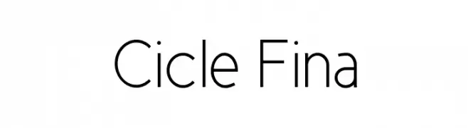 Cicle Fina  Descarca Fonturi Gratis