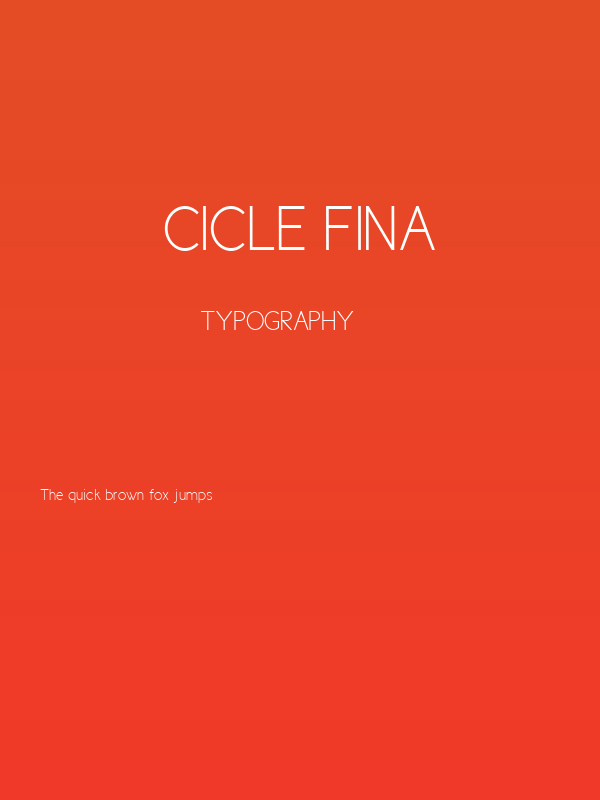 Cicle Fina Poster