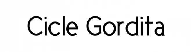 Cicle Gordita  Descarca Fonturi Gratis