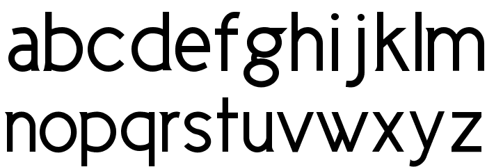 Cicle Gordita Font LOWERCASE