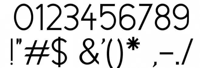 Cicle Semi Font OTHER CHARS