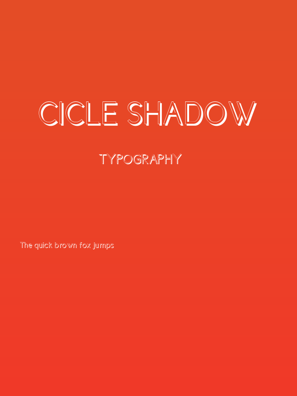 Cicle Shadow Poster