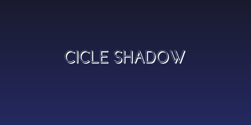 Cicle Shadow Social Header