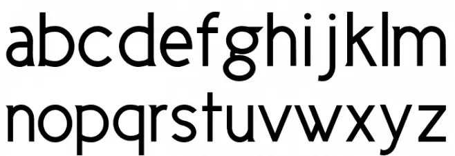 CicleGordita フォント 小文字