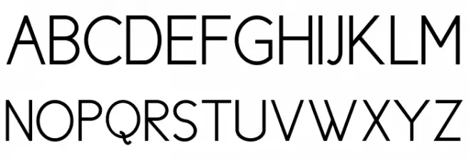 CicleSemi フォント 大文字