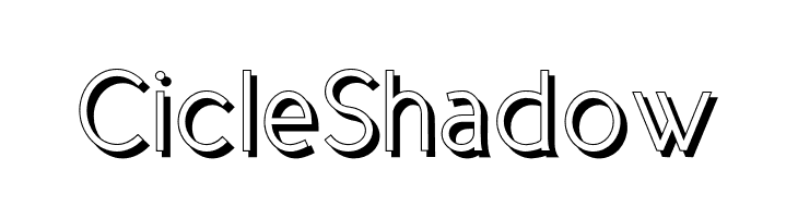 CicleShadow  baixar fontes gratis