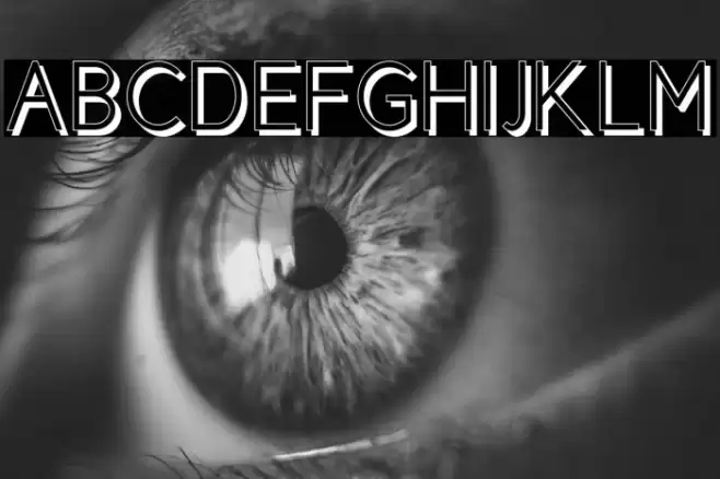 CicleShadow Font examples