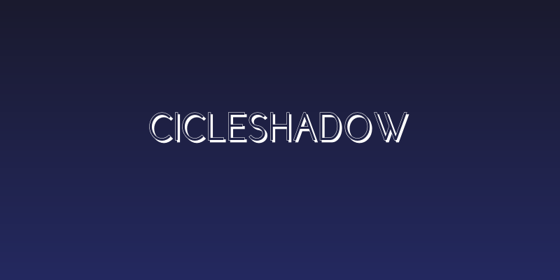 CicleShadow Social Header
