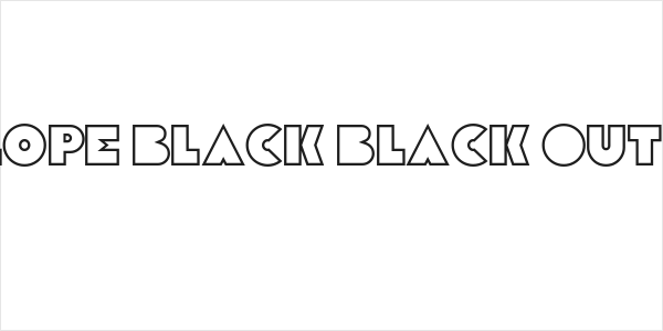 Ciclope Black Black Outline Logo