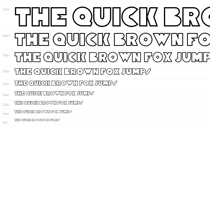 Ciclope Black Black Outline Waterfall