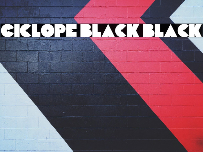 Ciclope Black Black Example 1