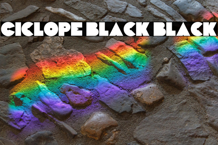 Ciclope Black Black Example 3