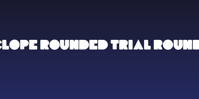 Ciclope Rounded Trial Rounded Social Header