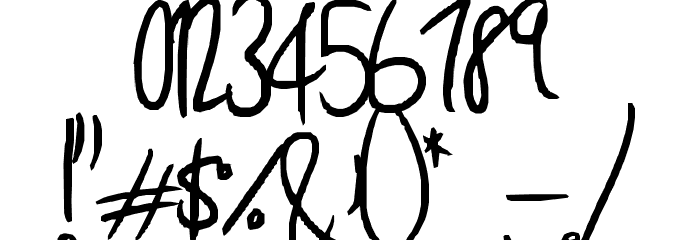 Ciel Phantomhive loves you! Font OTHER CHARS