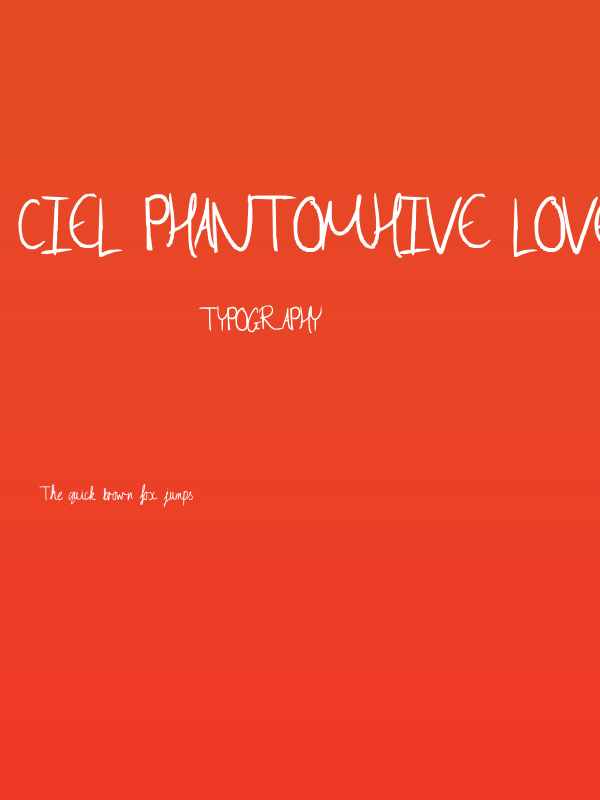 Ciel Phantomhive loves you! Poster