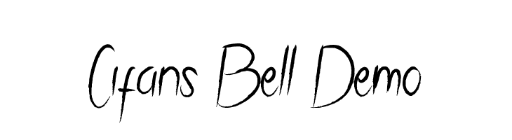 Cifans Bell Demo  नि: शुल्क फ़ॉन्ट्स डाउनलोड